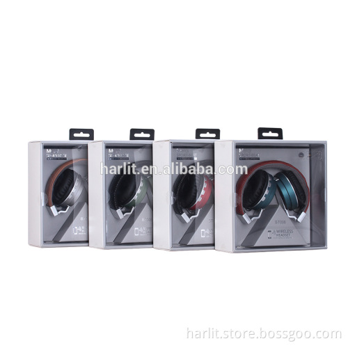 Headband Wireless Bluetooth Headphones with Microphone And Volume Control 3.5 mm Audio Cable For Computer